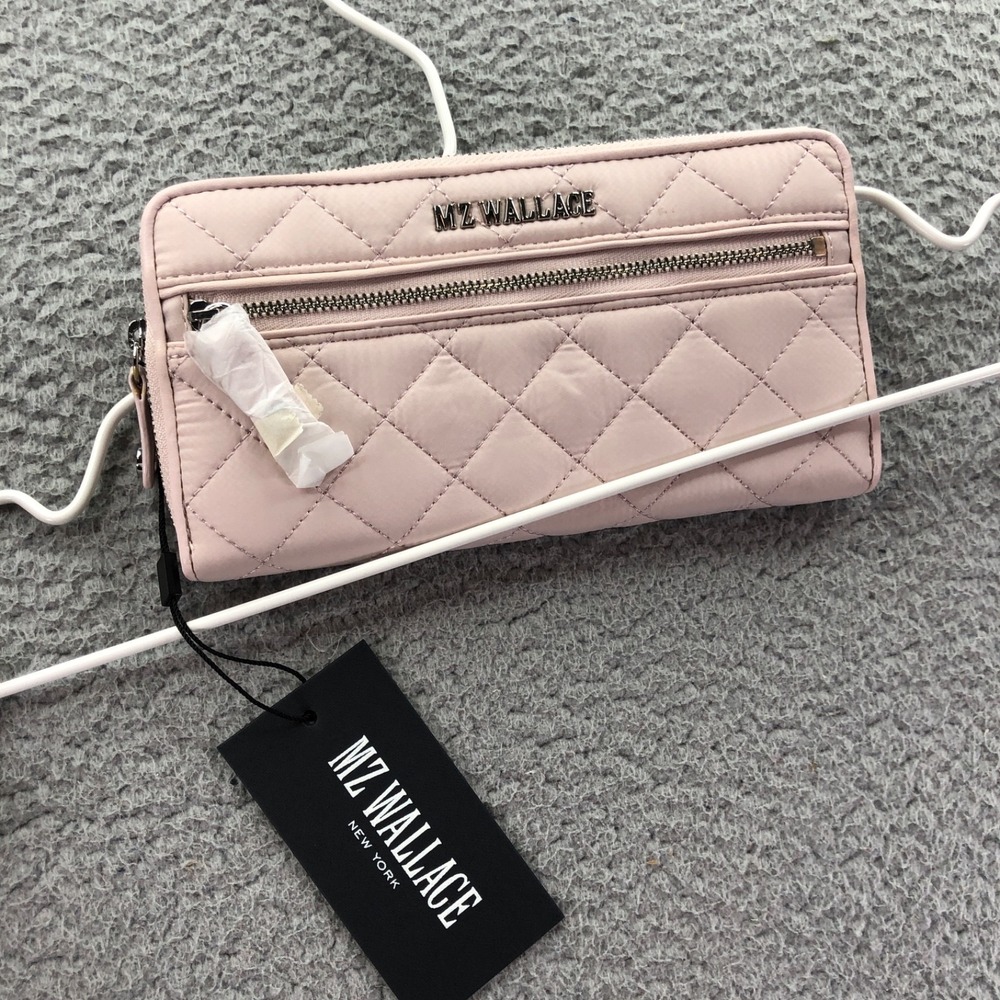 Mz Wallace Crosby Wallet Medium Rose NWT NEW